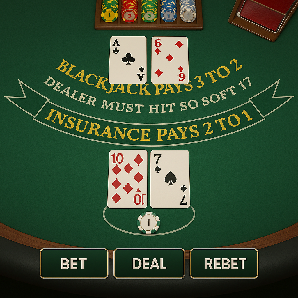 Casina - Blackjack Table Game - Strategy Wins