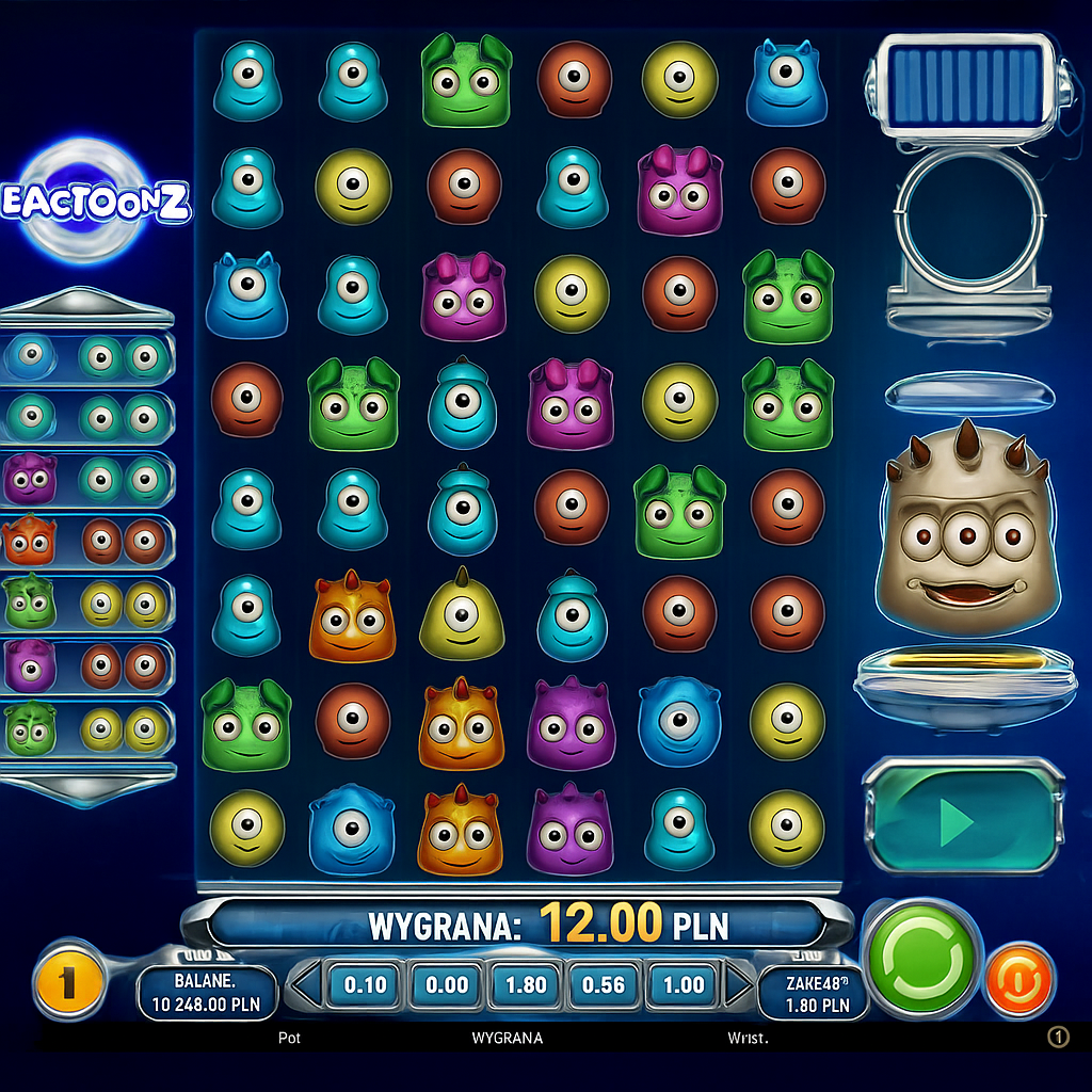 Casina - Reactoonz Slot Game